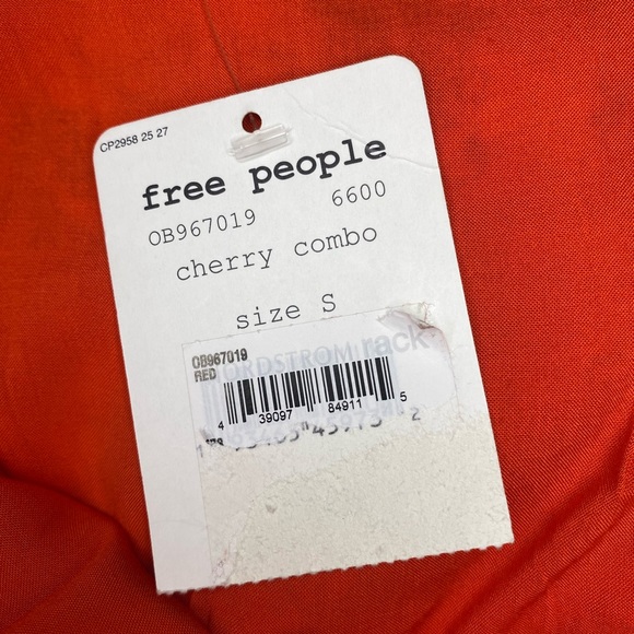 NWT Free People All Mine mini dress in red - Picture 15 of 16